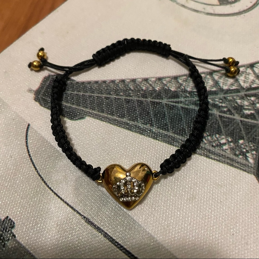Juicy Couture ringstone heart bracelet